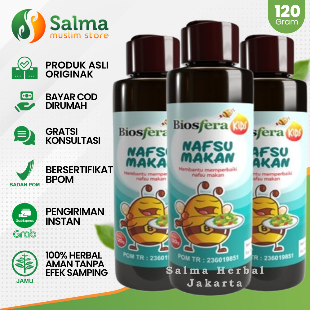 Madu Nafsu Makan Madu Penambah Nafsu Makan Anak BIOSFERA KIDS Vitamin Penambah Nafsu Makan Anak