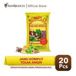 

JAMU TOLAK ANGIN KOMPLIT SIDOMUNCUL 1 PAK ISI 20 PCS