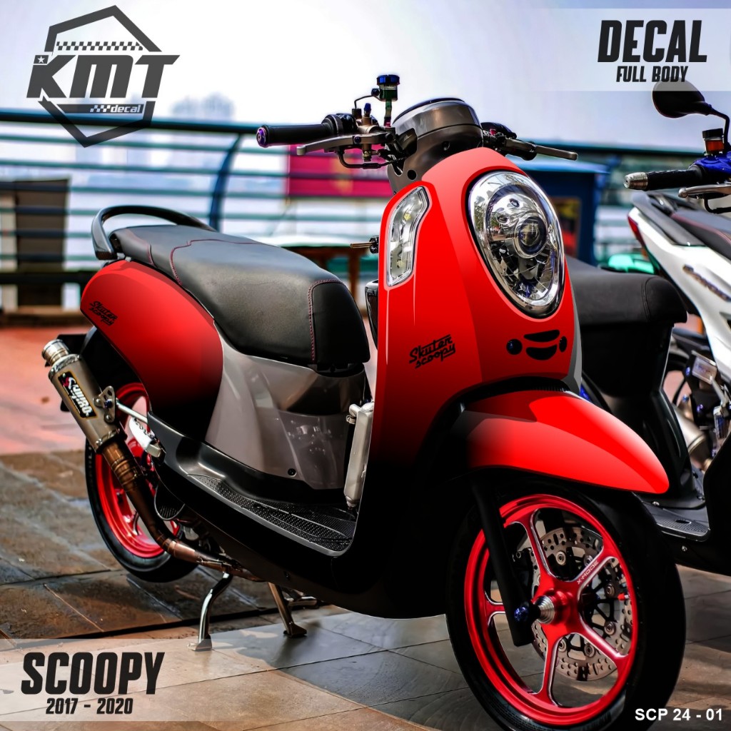 Decal Scoopy Full Body Scoopy 2013 2014 2015 2016 Motif/Desain Gradasi Polos KMTN24.01