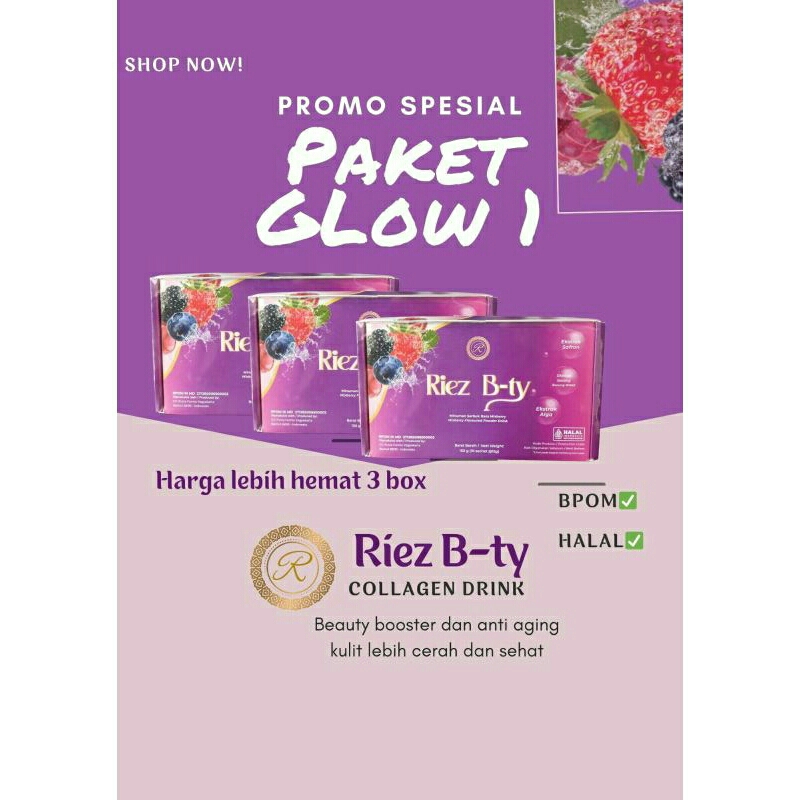 Promo Januari Collagen Drink | Beauty Booster | kolagen Drink Bpom