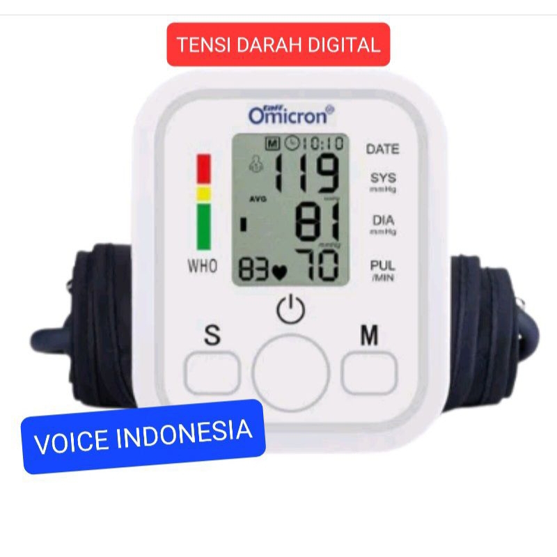 TENSI DARAH TENSI METER DIGITAL OMICRON / VOICE ONDONESIA