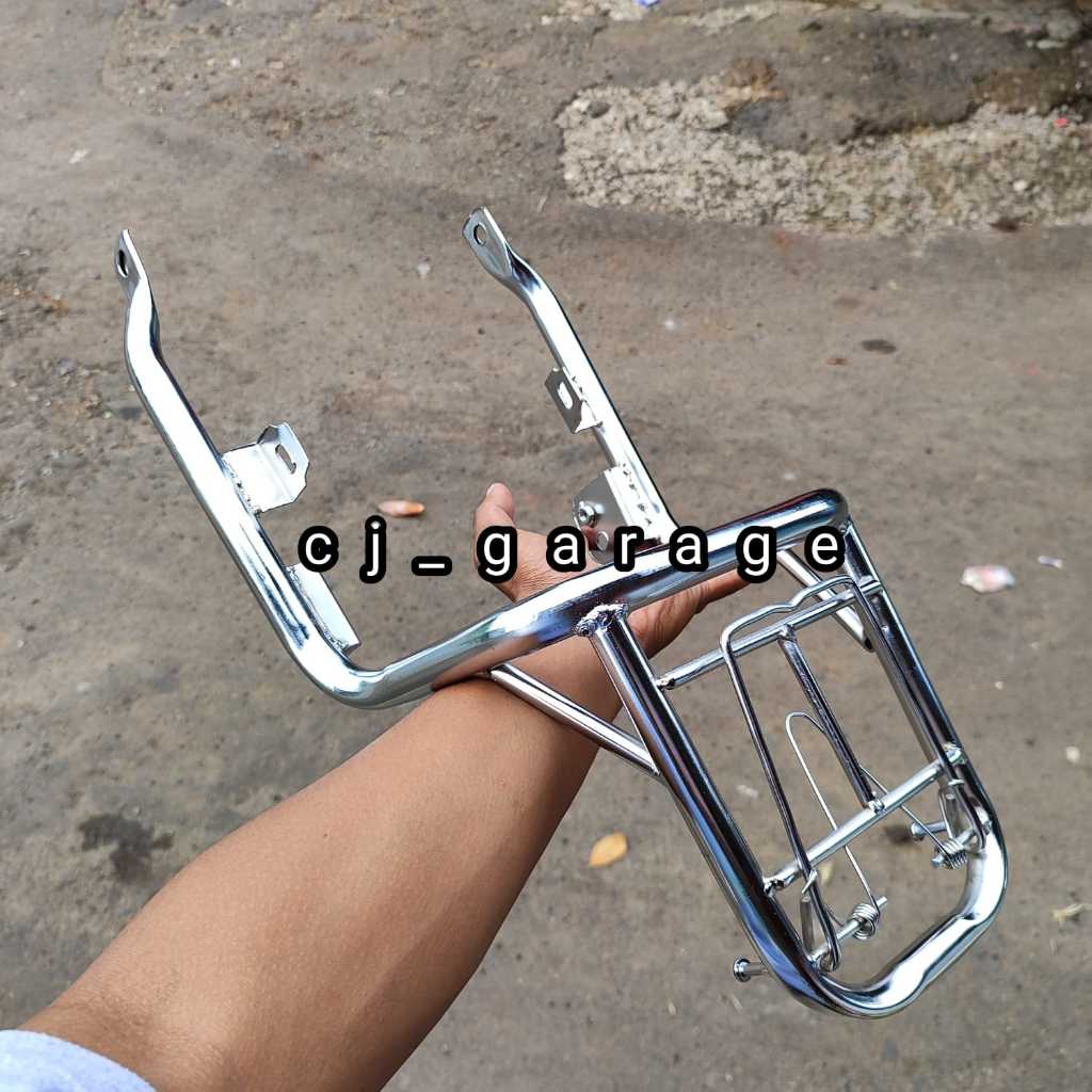 behel belakang CB 100 Jepit begel CB100 Rak belakang jepit CB125