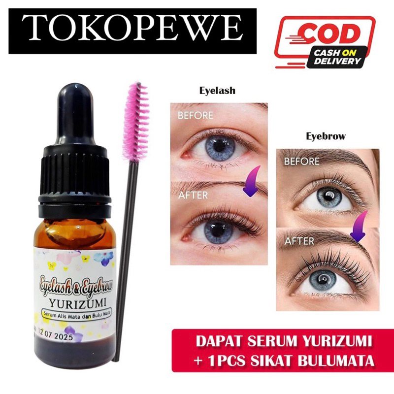 Eyelash Eyebrow Serum Penumbuh Bulu Mata dan Alis Mata Instan 10x Lebih Cepat / Oilash