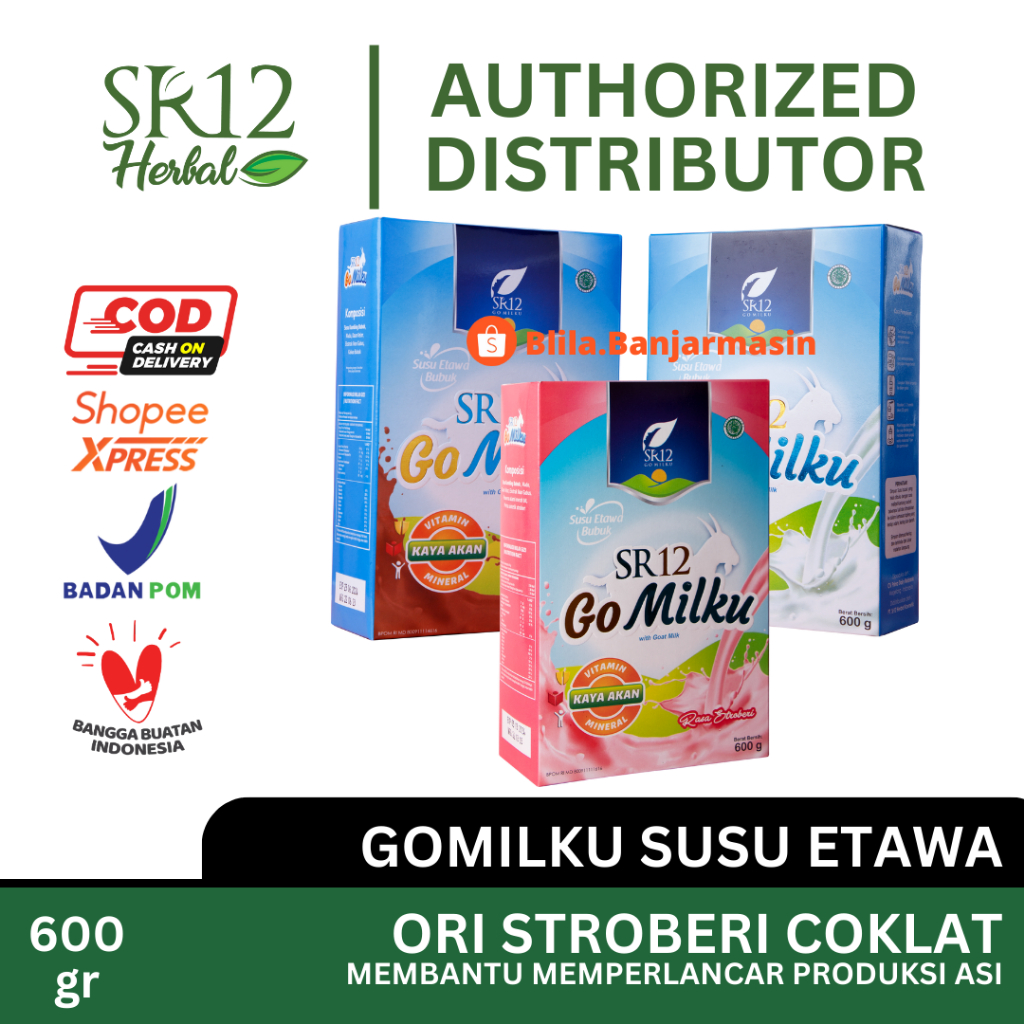 

SR12 Gomilku Original Strawberry Cokelat 600gr Go Milku Ori Stroberi Coklat Susu Bubuk Kambing Etawa