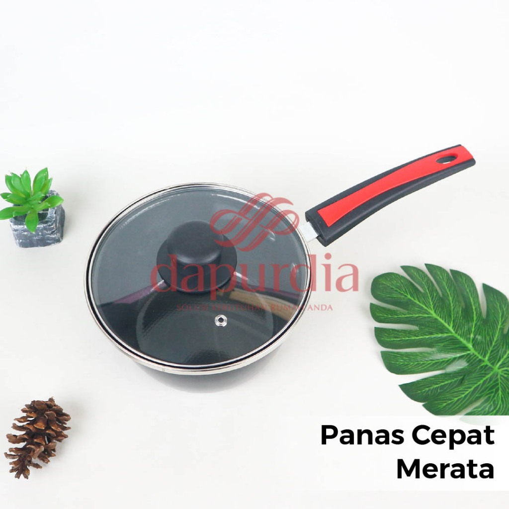 NEW PANCI SUSU ENAMEL DAN TUTUP KACA 18 CM 4018 GSF