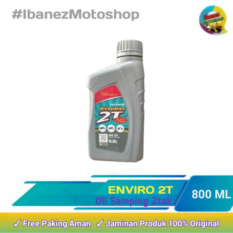 Enviro 2t Oli Samping 2tak Pertamina (Dijamin Asli)