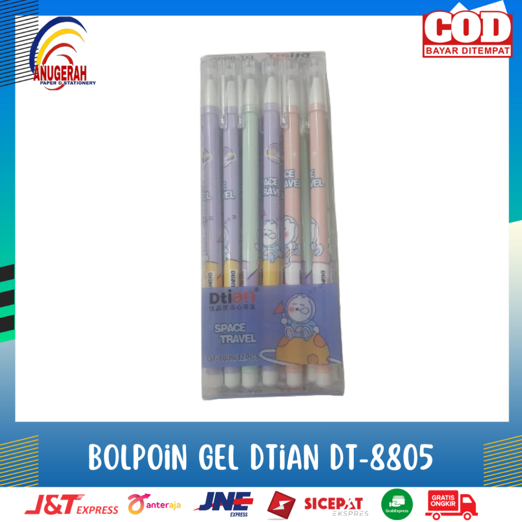 

DTIAN DT-8805 BOLP GEL HITAM ( LSN )