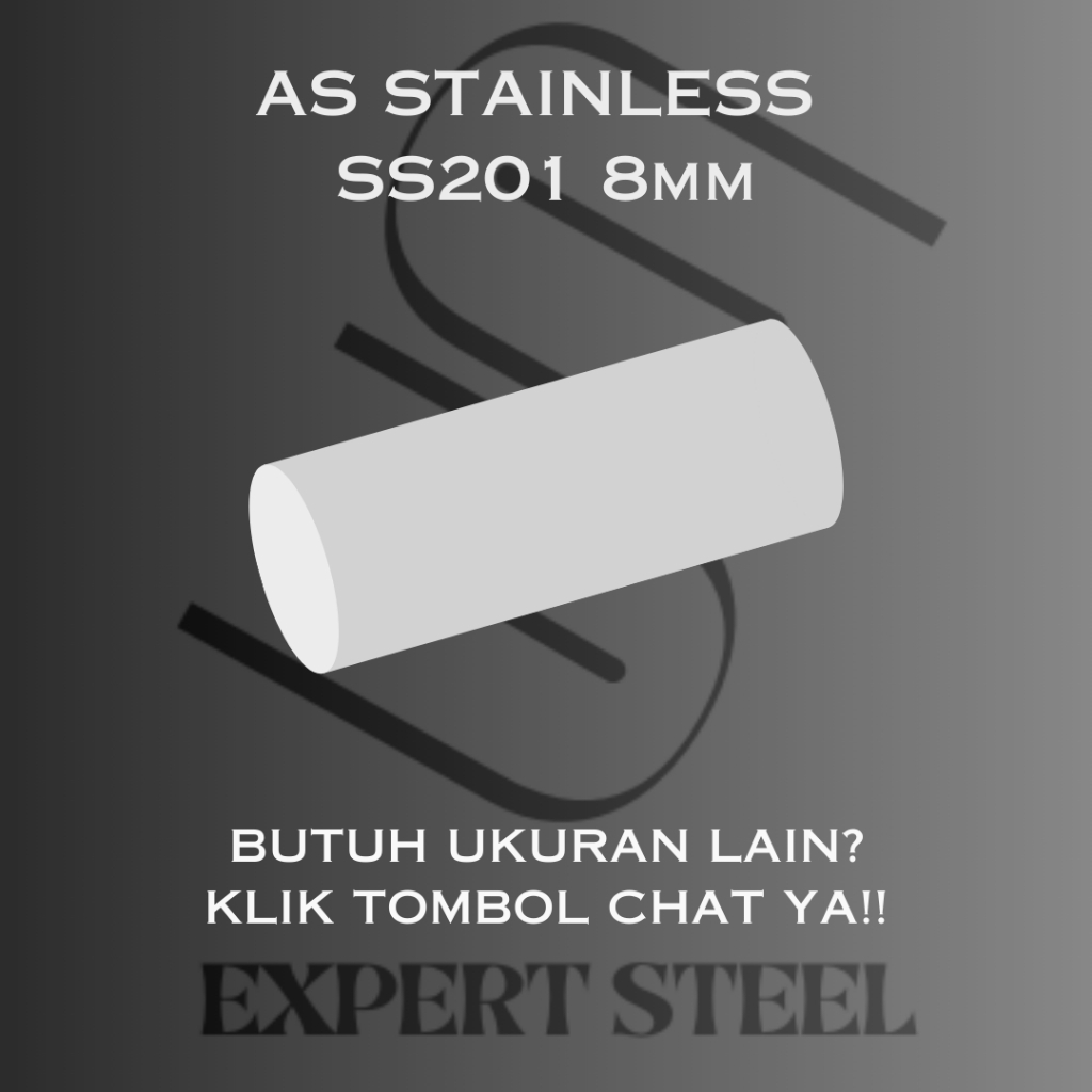 AS STAINLESS 201 8mm X 2M
