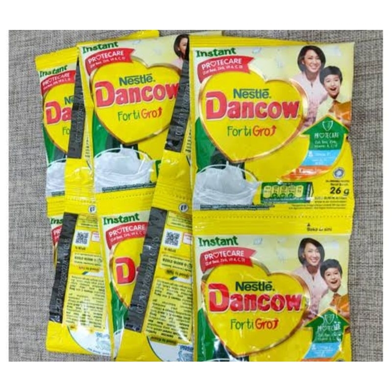 

Dancow susu bubuk fortigo sachet instant 27 gram