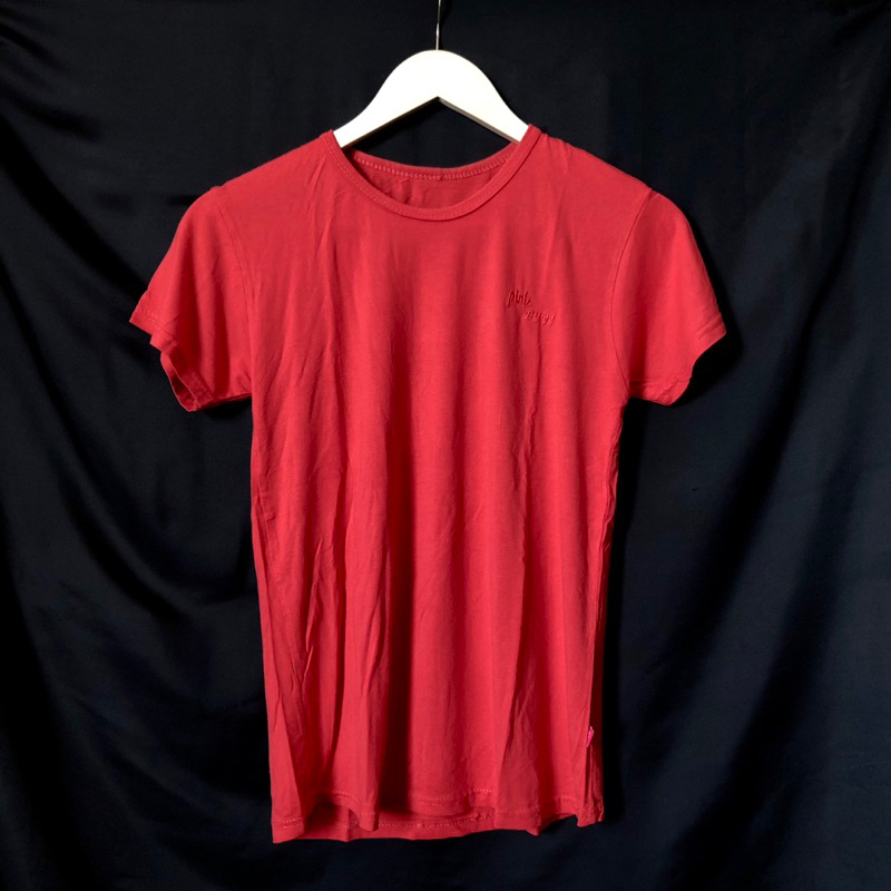 PRELOVED PINK BY JJ T-SHIRT - KAOS SLIMFIT WANITA - PRELOVED KAOS MURAH WANITA