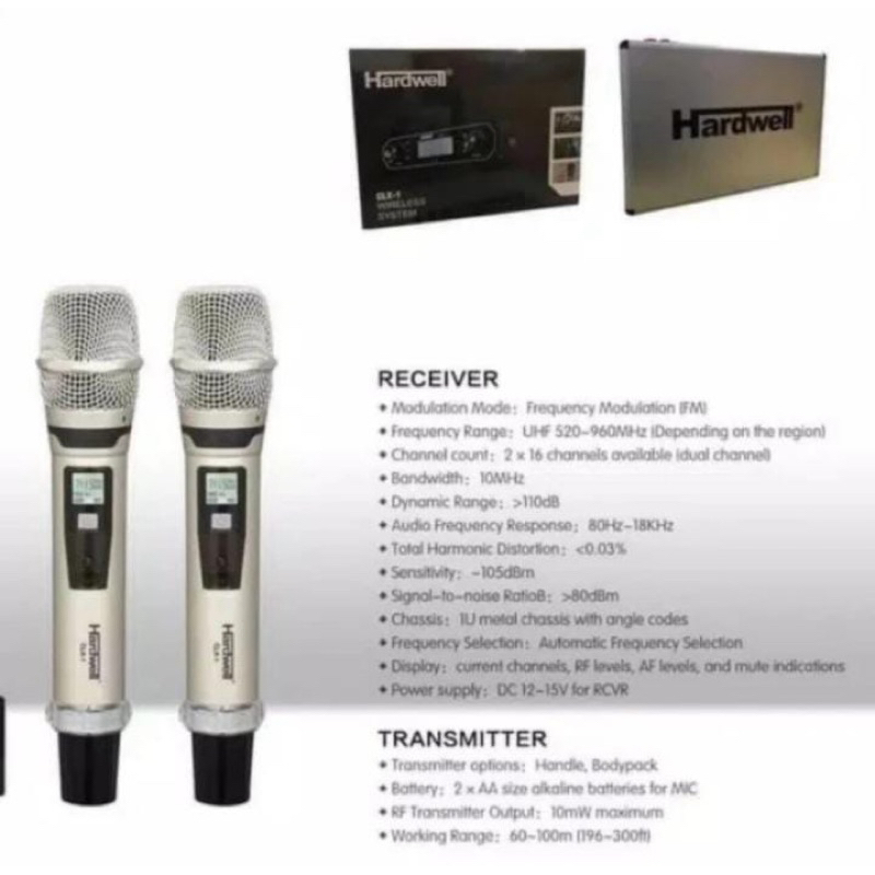 MIC WIRELESS HARDWELL CLX1 CLX1 ORIGINAL