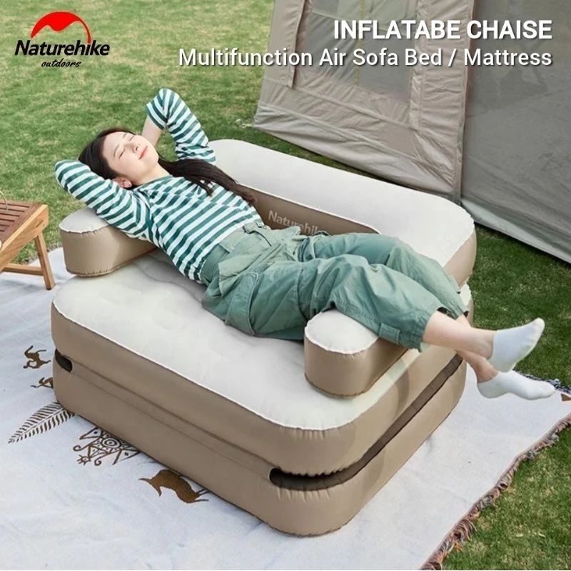 KURSI SOFA MATRAS ANGIN MULTIFUNGSI NATUREHIKE CNK2300DZ010 INFLATABLE LAZY CHAIR AIR CAMPING GLAMPI