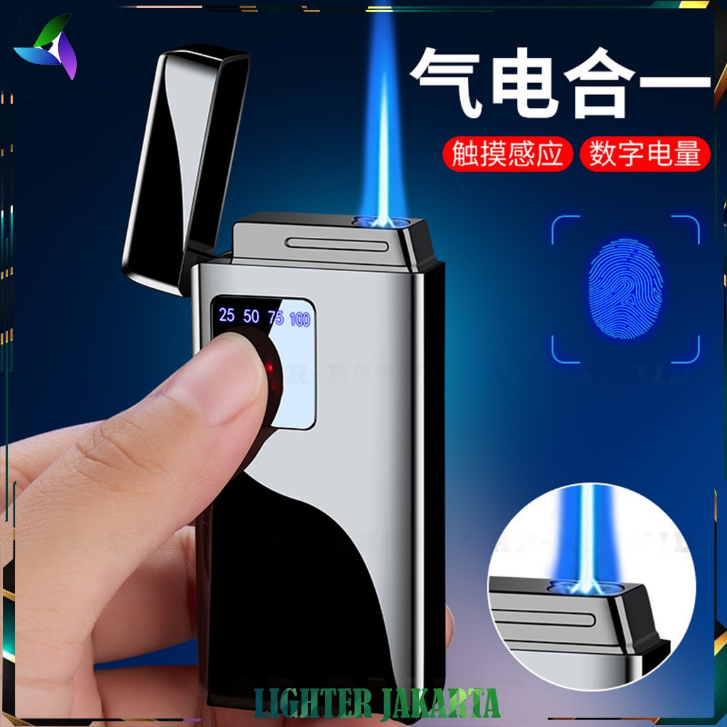 Korek Api Las Gas Touch USb Good Luck Dragon Eagle Jming Lighter JM-19
