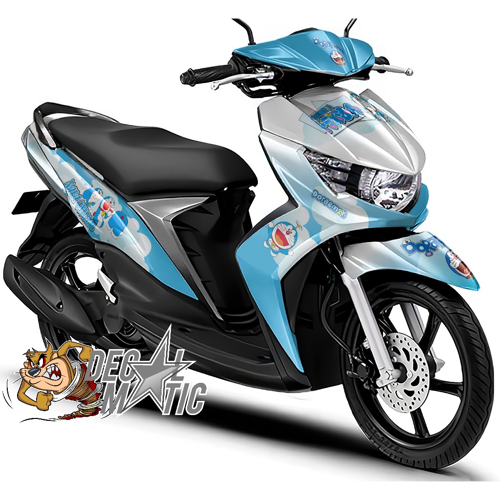 Decal Full Body Mio Soul GT 115 Full Body Decal Soul GT 125 Full Body Striping Mio Soul - Doraemon 6