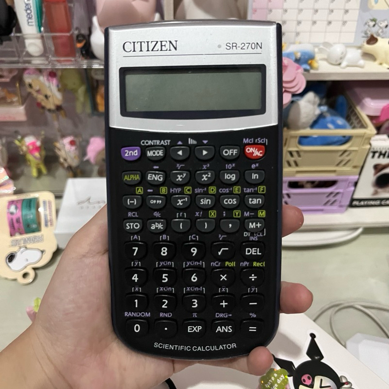 

scientific calculator kalkulator citizen SR-270N