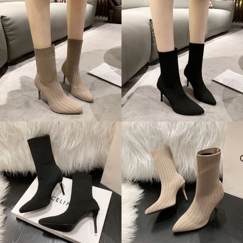 Winter Ria Sepatu Boots Wanita Fashion Casual - PREMIUM  Import