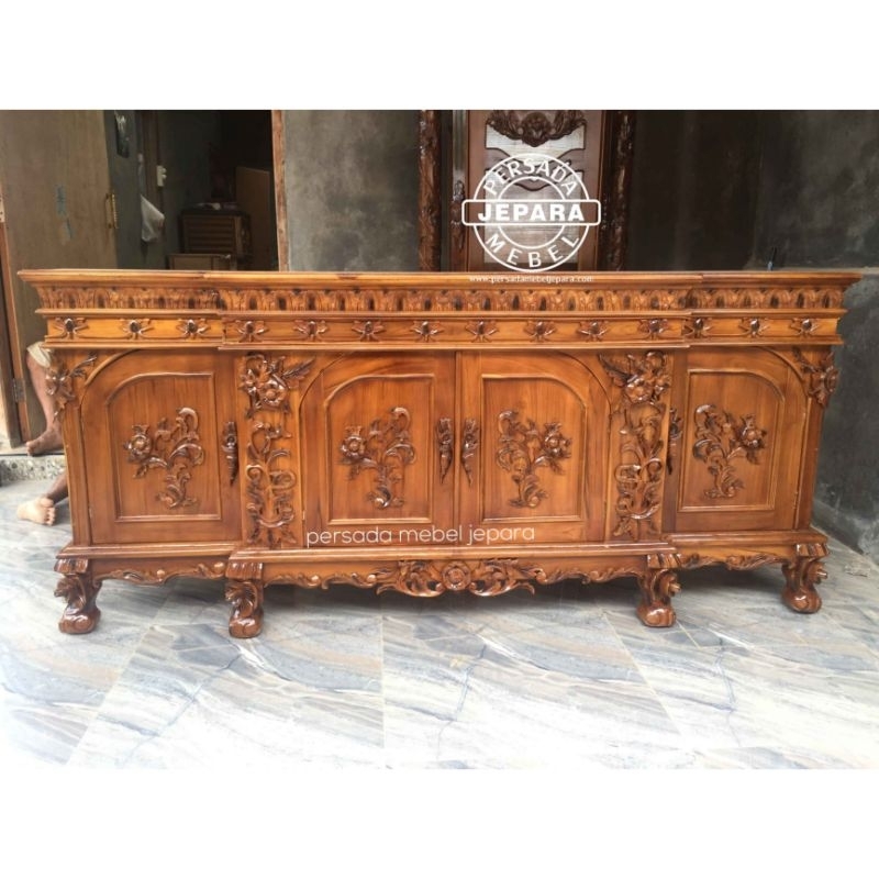 Bufet kalpataru / Bufet ukir jati jepara / Bufet TV / Bufet jati / Bufet / Meja TV / Meja jati / Mej