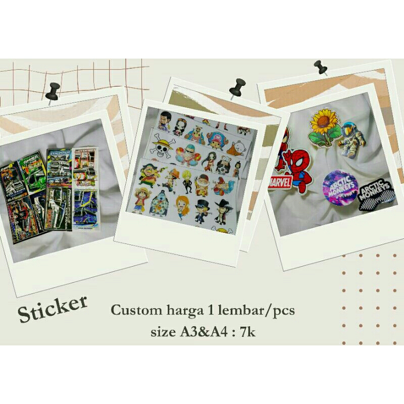 

Stiker custom lucu