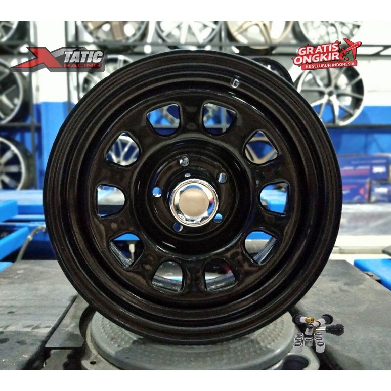 Velg Daytona R15 Hsr Mokupo R15X10 Buat Mobil Katana Jimny Escudo Sidekick