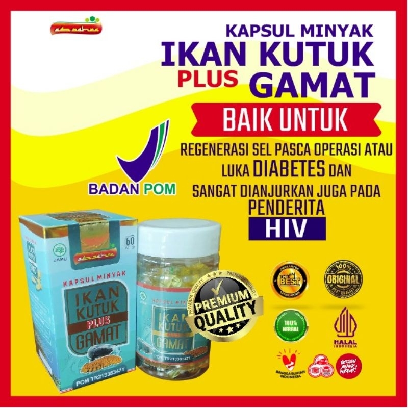 kapsul minyak ikan kutuk plus gamat as zahra/kapsul ekstrak ikan gabus/kapsul kutuk