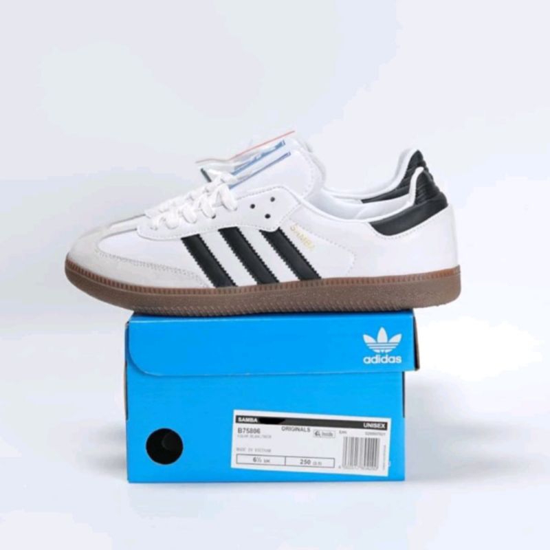 Adidas Samba White Og / Sepatu Adidas Samba / Sepatu Pria Terlaris