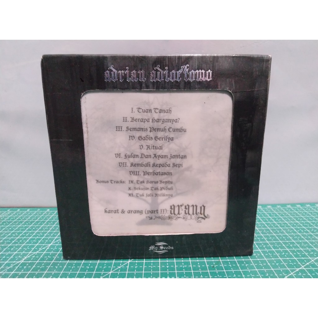 AUDIO CD / Adrian Adioetomo - Karat & Arang / COMPACT DISC