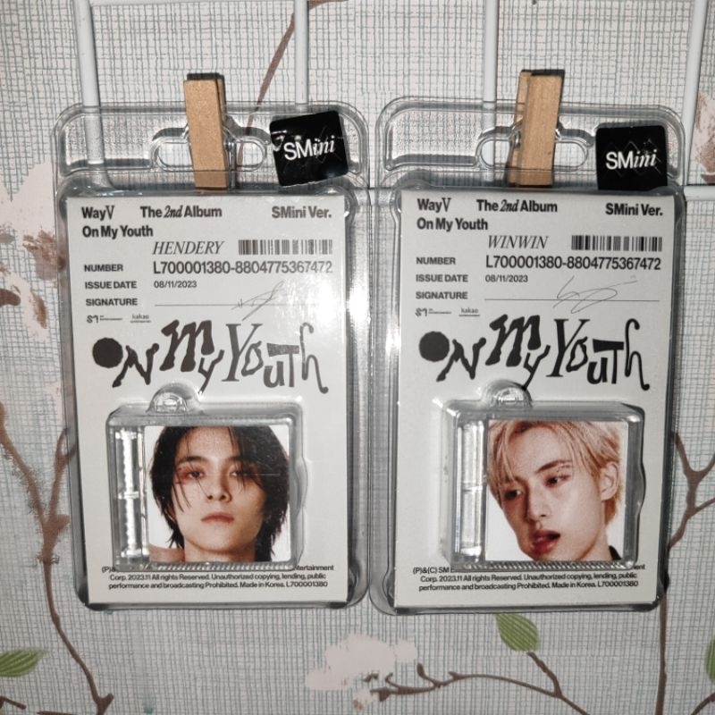 Album Smini Hendery Winwin Set Photobook Wayv On My Youth