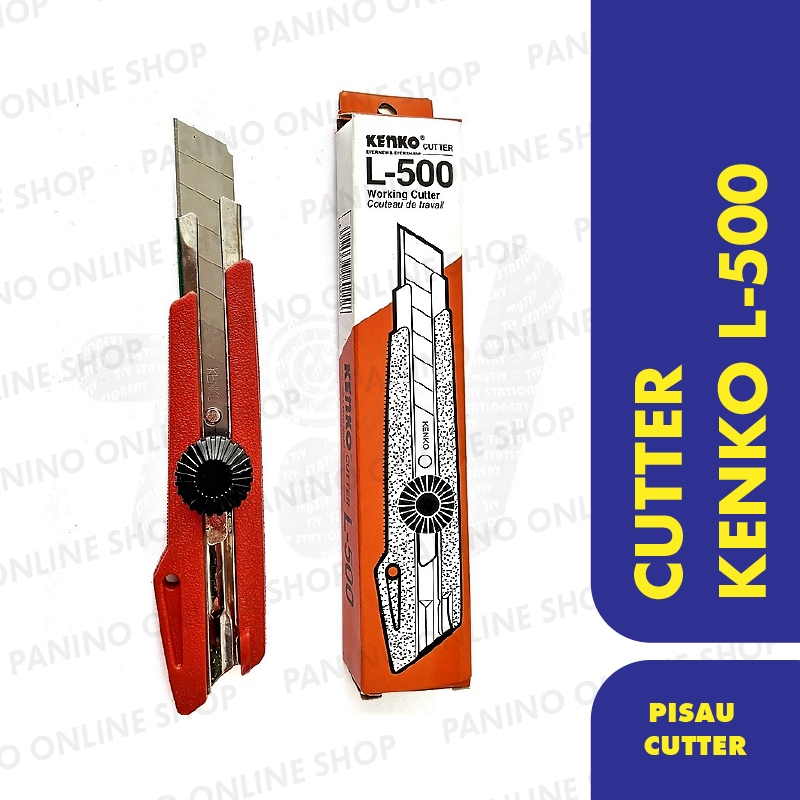 

Cutter Besar Kenko L500 / Pisau Cutter L500 / Pisau Kater Potong Kertas L500