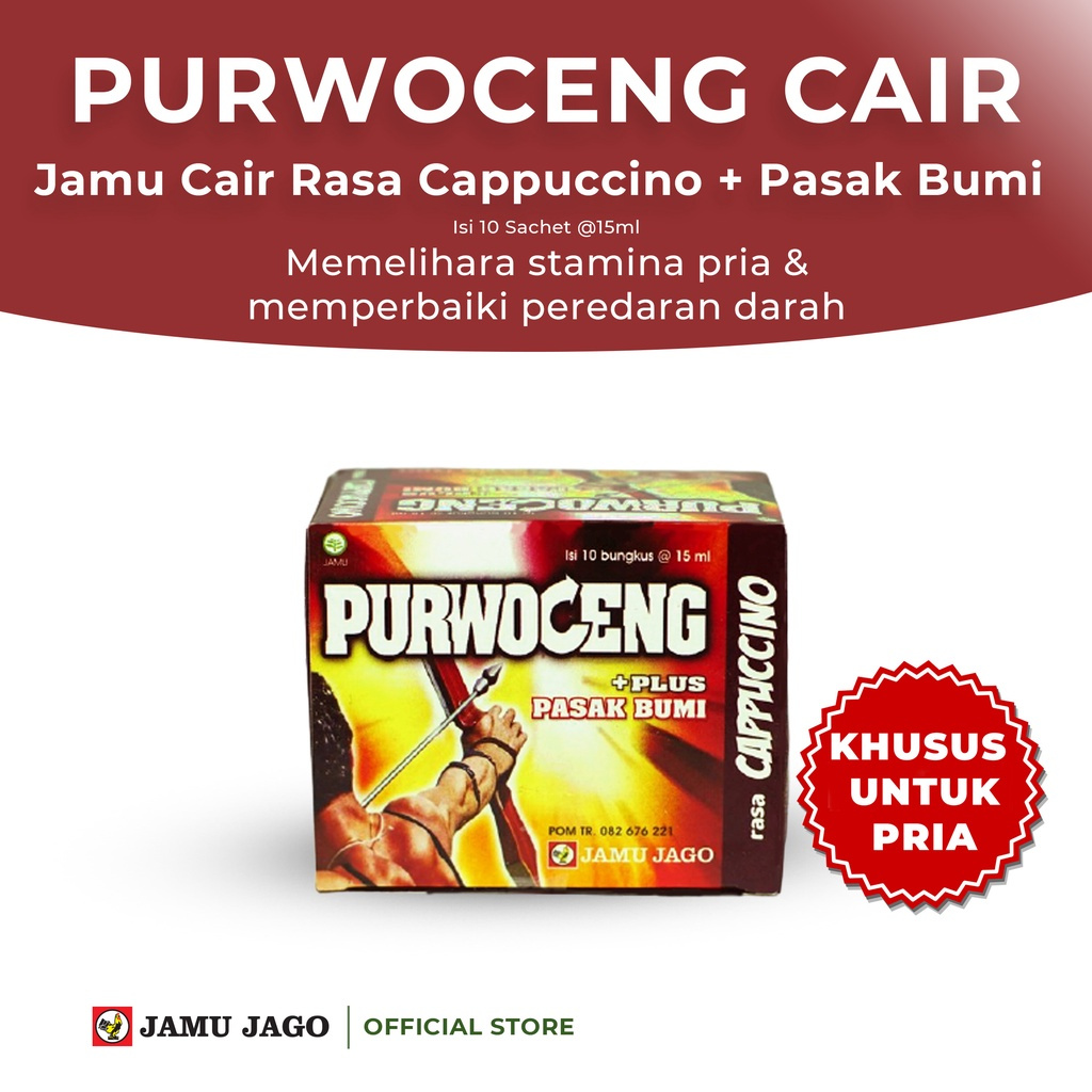 Purwoceng Plus Pasak Bumi Jamu Cair Membantu Meningkatkan Stamina Pria