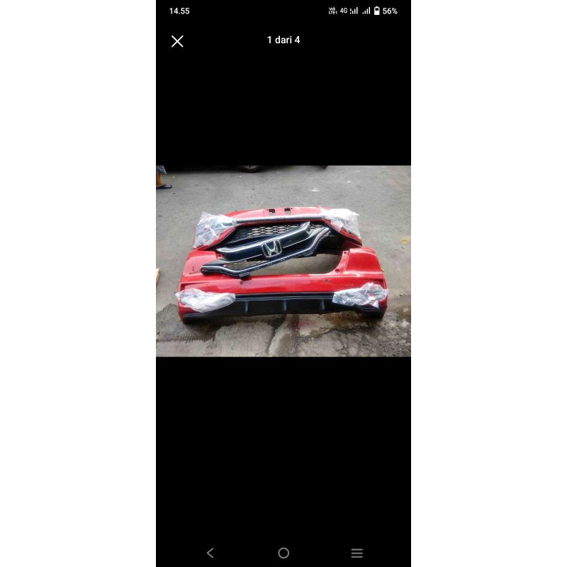 bemper depan belakang jazz gk5 2020 paket upgrade komplit
