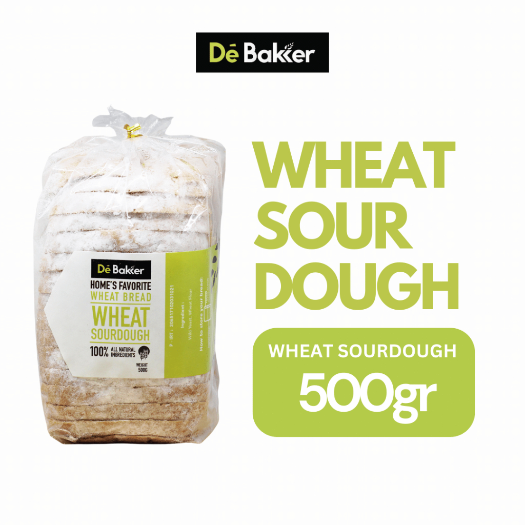 

De Bakker Bread Wheat Sourdough Roti Tawar Enak