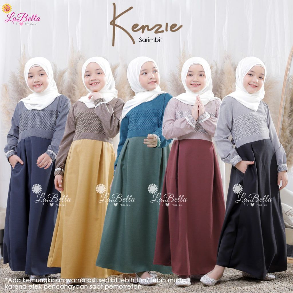 BISA COD Labella Gamis Anak Perempuan Couple Adik Kakak/Gamis Anak Murah/Baju Gamis Anak Perempuan