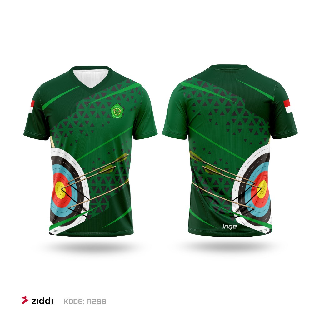 Kaos Jersey Panahan Archery Custom Dryfit Fullprint FREE DESAIN A288