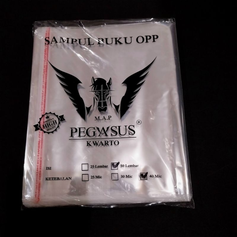 

(1 pack) Sampul Plastik Quarto Pegasus isi 50