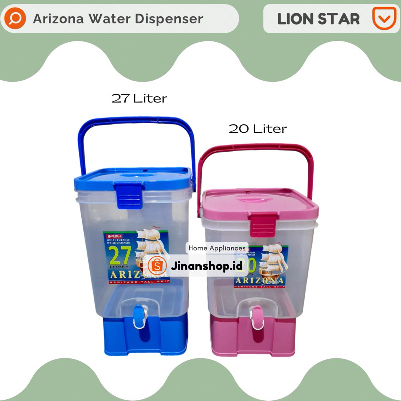 LION STAR Arizona - Water Dispenser 20 Liter & 27 Liter / Drink Jar / Tempat Wadah Air / Tempat Air 