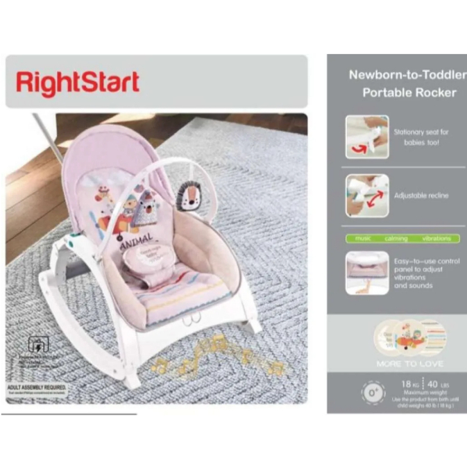 Right Start 2-in-1 Bouncer Dining Table