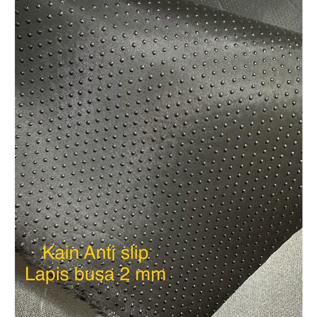 Kain Bintik Busa Anti Slip Satin Lapis Busa 2 mm Lebar Kain 150 cm