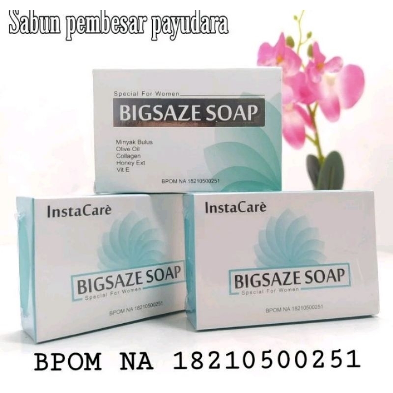 SABUN PEMBESAR PAYUDARA BIG SAZE SOAP  instacare