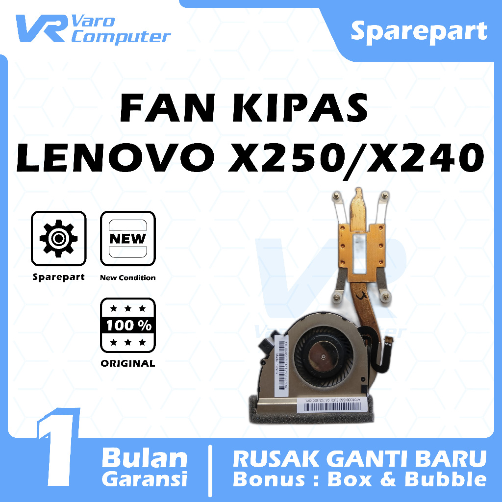FAN KIPAS HEATSINK LAPTOP Lenovo Thinkpad X250 X240 ORIGINAL