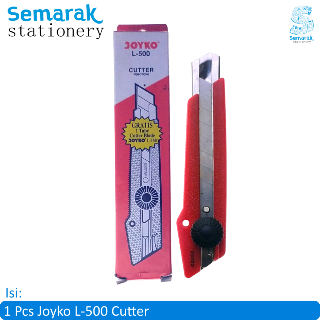 

Joyko L-500 Cutter Pisau Dengan Pengunci Besar