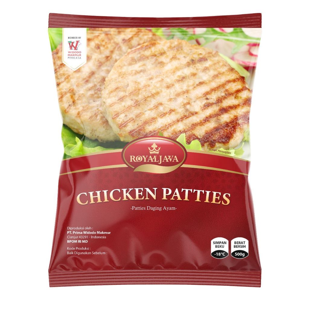 

CHICKEN PATTIES DAGING AYAM ROYAL JAVA