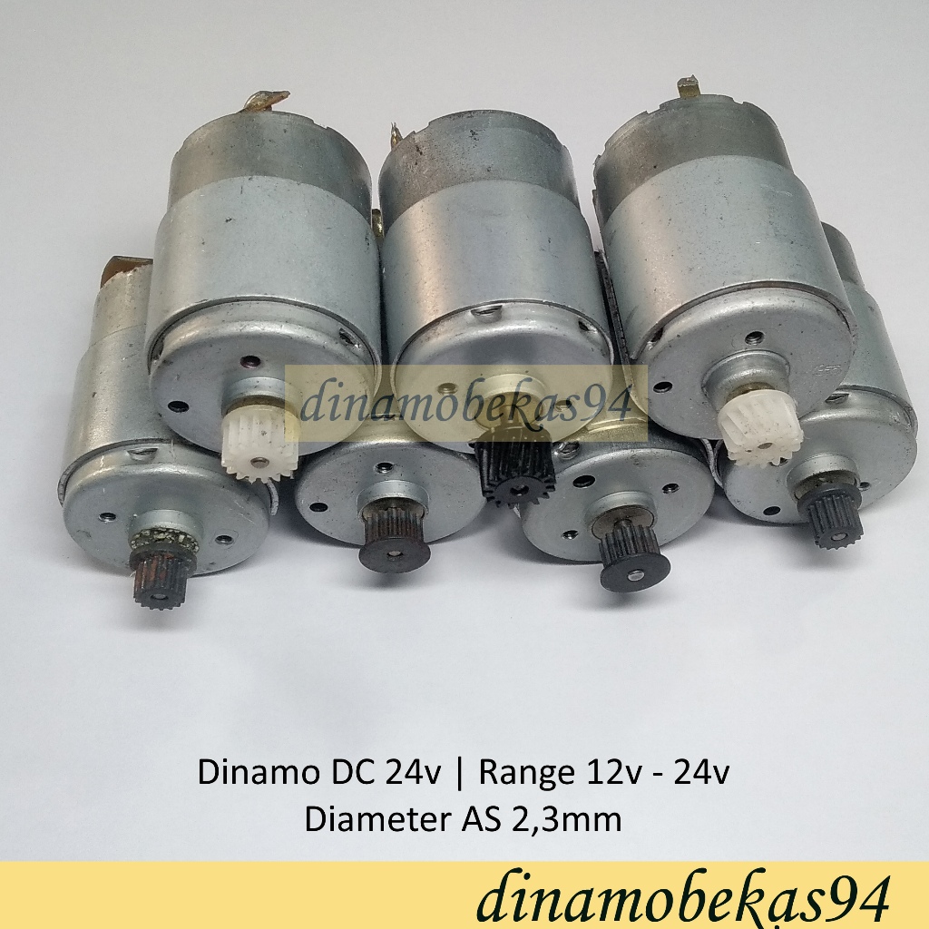 Dinamo Motor DC 12V - 24Volt RS385 QK0908 QK4640 Generator Listrik Bor Mini Layangan Gerinda Mini