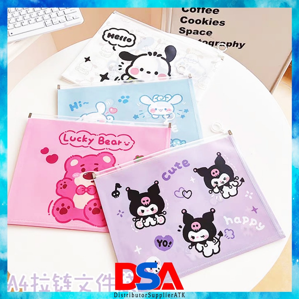 

POUCH ZIPLOCK TRANSPARAN TEMPAT PENSIL LUCU ZIPLOCK SERBAGUNA