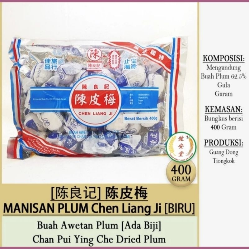

MANISAN IMLEK CHENLIANGJI PLUM DAN KULIT JERUK ADA BIJI 400GR