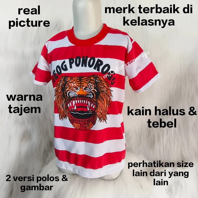 kaos reog Ponorogo  dewasa