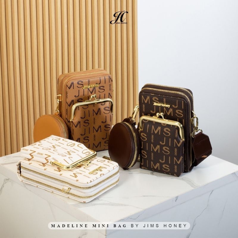PROMO TERMURAH MADELINE MINI BAG ORIGINAL JIMSHONEY - Tas Wanita/ Tas Mini/ Tas Selempang/ Tas HP (J