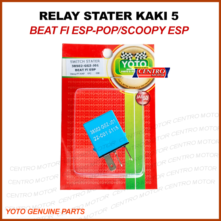 Relay Stater BEAT FI ESP/ SCOOPY ESP. Kaki 5. Yoto Genuine Parts