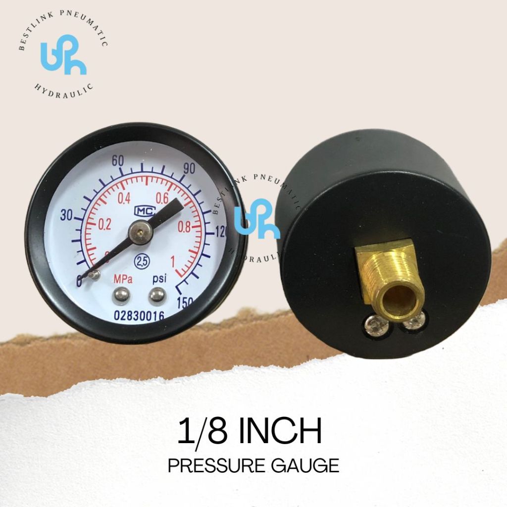 1/8" PRESSURE GAUGE 16 BAR MODEL PAYUNG