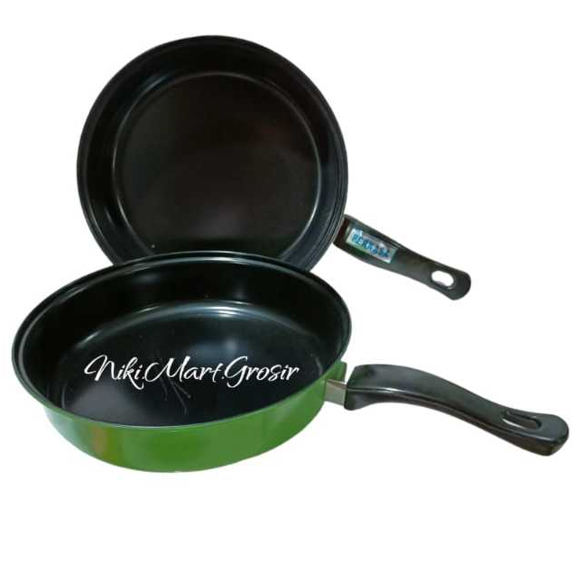 Panci Teflon Warna Tahan Panas Uk 24 / Wajan Teflon Warna Tahan Panas