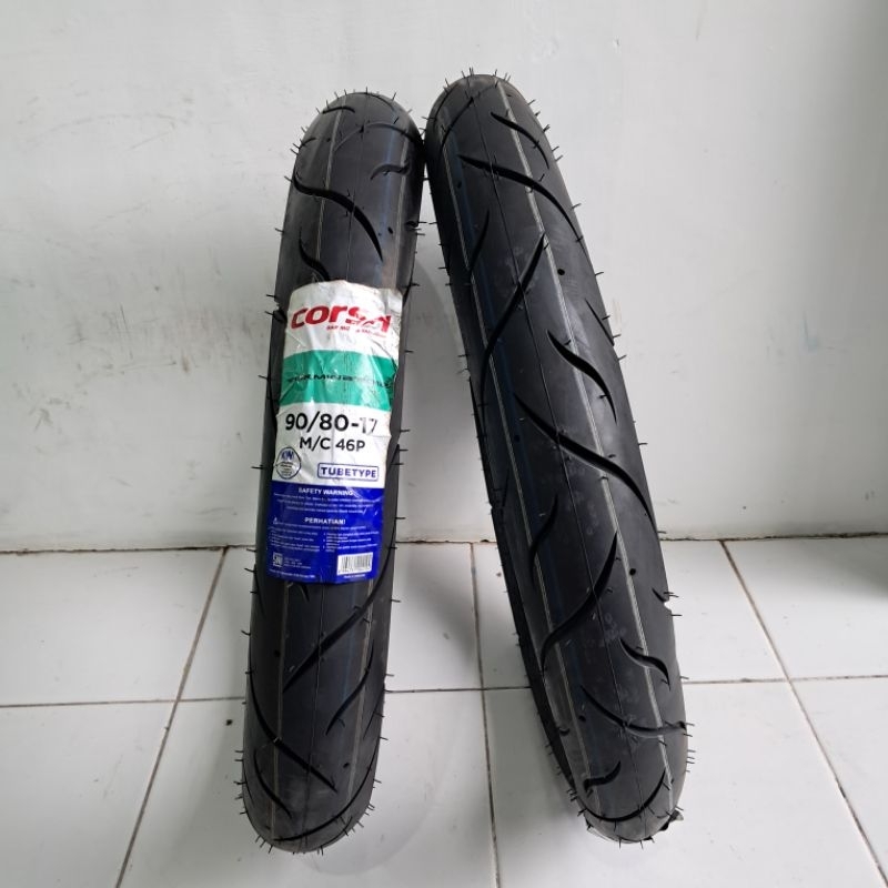 ban luar Corsa 90/80-17 tubetype motor bebek, jupiter, supra, blade non tubles ban motor donat ring 